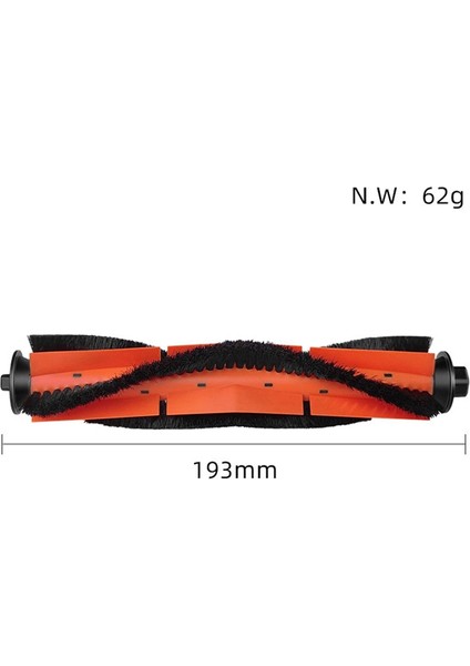 Gui Xulian Eve Plus SDJ01RM Robot Vakum Yedek Parça Aksesuarları Ana Yan Fırça Hepa Filtre Paspas Toz Torbası (Yurt Dışından)