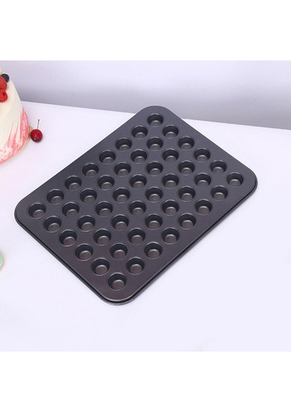 Gui Xulian Cupcake Tava Kek Kalıbı Mini Yuvarlak Cupcake Tava Tepsi Pişirme Kalıp Bakeware Sac Mutfak Aksesuarı 48‑cup Kek Tava (Yurt Dışından)