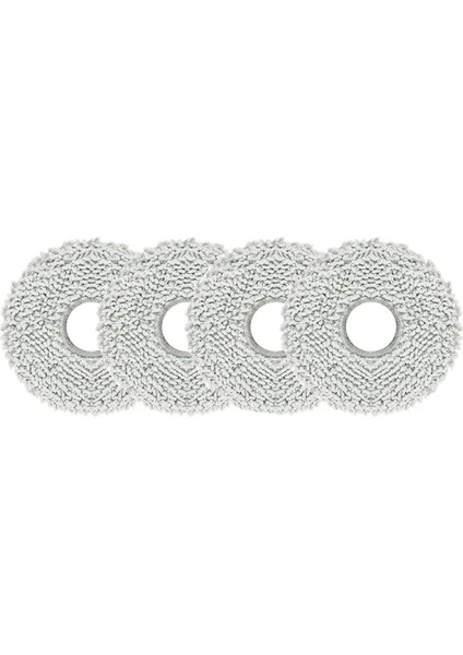 Gui Xulian X20 PRO/X20 Robotlu Süpürge Için 4 Adet Yıkanabilir Paspas Bezi Yedek Yedek Parçalar (Yurt Dışından)