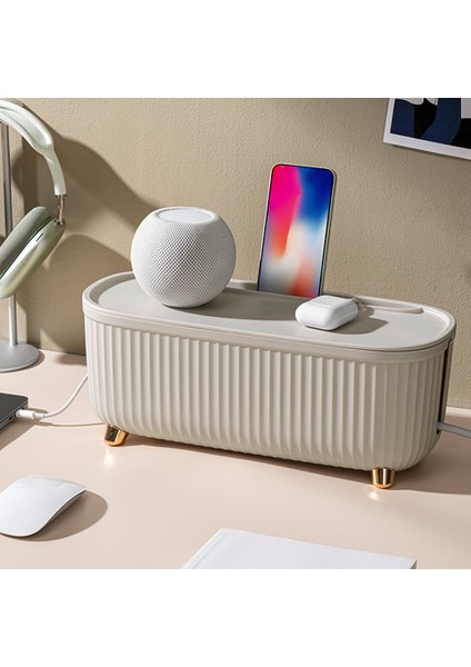 Gui Xulian Kordon Organizatör Yalıtımlı Kablo Saklama Kutusu Tv Bilgisayar Dizüstü Güç Şeritleri Için Moda Kutusu Beyaz (Yurt Dışından) modelleri