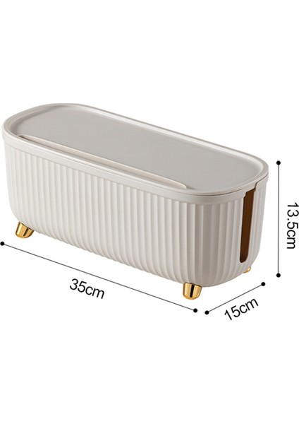 Gui Xulian Kordon Organizatör Yalıtımlı Kablo Saklama Kutusu Tv Bilgisayar Dizüstü Güç Şeritleri Için Moda Kutusu Beyaz (Yurt Dışından) fırsatları