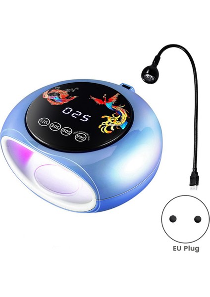 Gui Xulian 660NM Dalgaboyu Kırmızı Işık Manikür Lambası Yüksek Güç ile 360° Uv Kür Fototerapi Makinesi LED Tırnak Lambası Mavi Ab Tak (Yurt Dışından)