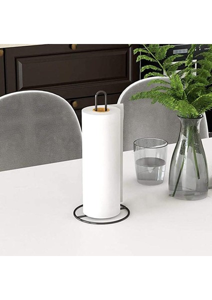 Zenith Series Siyah Dik Havluluk Rulo Peçetelik Paslanmaz Metal Kağıt Havluluk