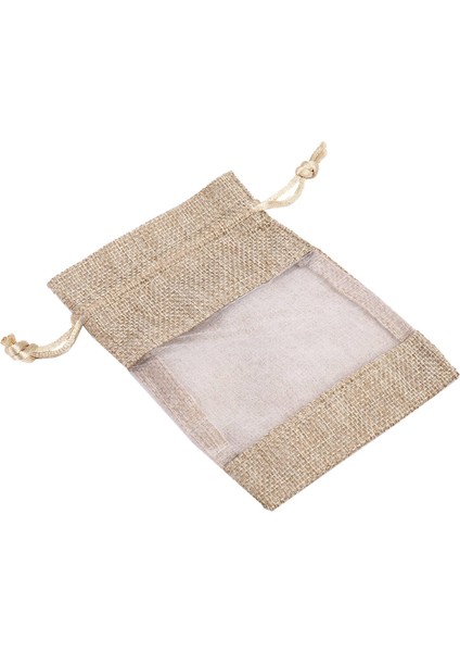 30 Adet Keten Organze Çantalar Çuval Bezi Ipli Kese Noel Hediyeleri Çanta Kahve Çekirdekleri Için Düğün Çantaları Şeker Makyaj Takı Ambalaj 10X14 cm (Yurt Dışından) fırsatları