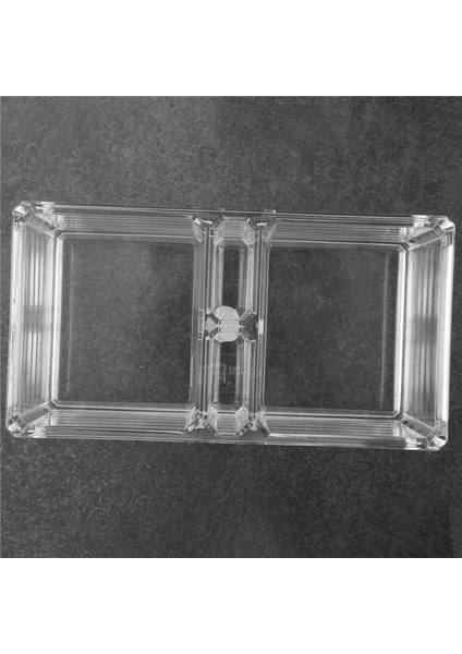 2 Kafesler Şeffaf Akrilik Çay Poşetleri Tutucu Kahve Şeker Torbası Kutuları Akrilik Depolama Organizatör Vaka 15X8X6 cm (Yurt Dışından)