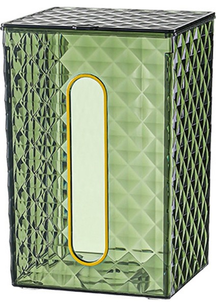 Ev Doku Kutusu Şeffaf Masaüstü Doku Kutusu Pompalama Kağıt Saklama Kutusu Oturma Odası Yemek Odası D (Yurt Dışından)