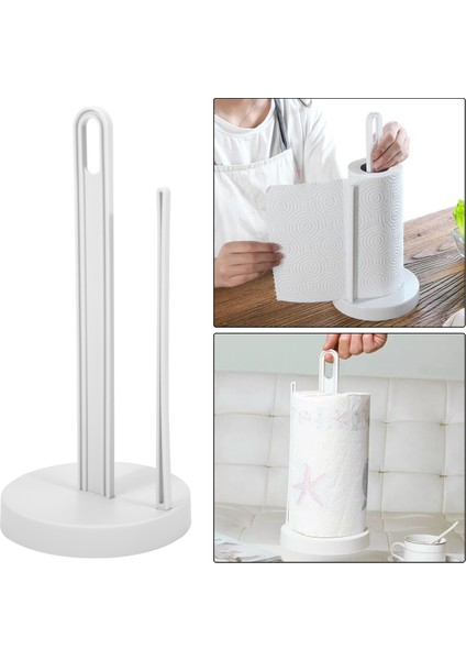 Tuvalet Mutfak Kağıt Havlu Rulosu Doku Tutucu Plastik Raf Masaüstü Zemin Dikey Peçeteler Standı Banyo Depolama-1 (Yurt Dışından) fırsatları