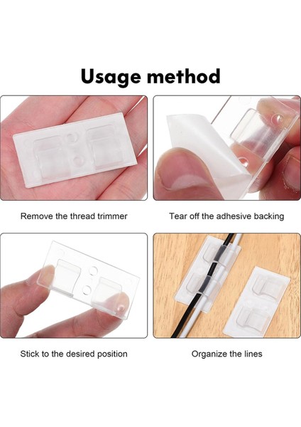 50 Adet Dış Mekan Işık Klipleri Tel Sabitleyiciler Kendinden Yapışkanlı Tel Klipler Kablo Düzenleyiciler Dize Işıkları Için Kablolar (Yurt Dışından) fırsatları