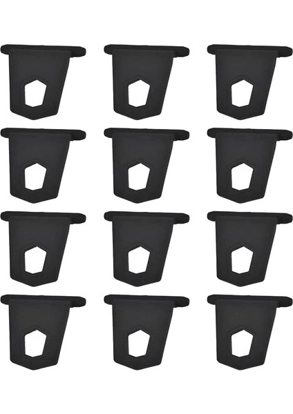 12 Adet Tente Raylı Kanca Halkası Paslanmaz Çelik Kancalar S Kanca Karavan Askısı (Yurt Dışından)