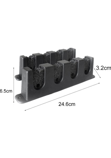 Balıkçılık Yatay Çubuk Raf Olta Kamışı Tutucu Çubuk Braketi Duvar Montaj Garaj Için Modüler Balıkçılık 6 Çubuk Depolama Aracı (Yurt Dışından)