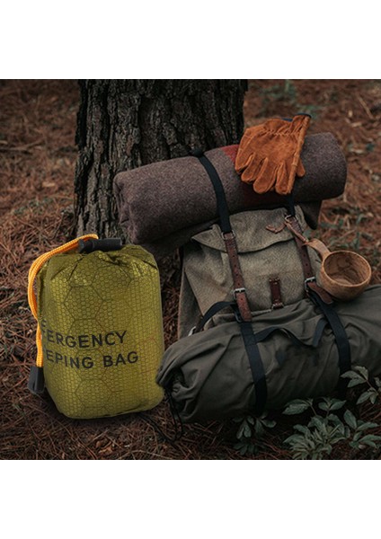 Acil Uyku Tulumu Açık Survival Uyku Tulumu Pe Alüminyum Film Açık Kamp Macera Için Termal Battaniye (Yurt Dışından) fırsatları
