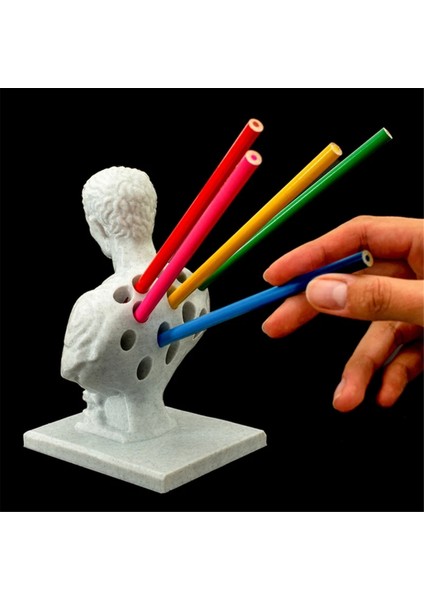 Kalemlik - Ofis Dekoru, Masa Düzenleyicileri ve Aksesuarları Için Sezar Büstü Heykeli Kalemlik (Yurt Dışından) fiyatları