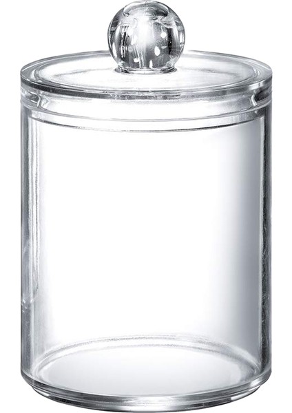 Dağıtıcı Kavanozlar Banyo Tutucu Saklama Kutusu Şeffaf Plastik Akrilik Kavanoz Pamuk Topu, Pamuklu Çubuk, Q-Ipuçları, Pamuk Yuvarlar (Yurt Dışından) fiyatları