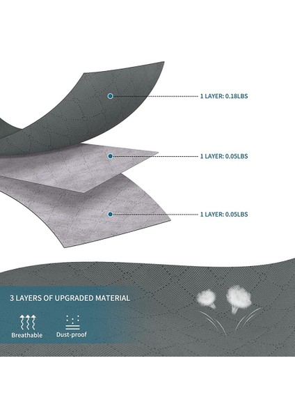 80L Saklama Torbaları, 6 Paket Giysi Saklama Kutuları Dayanıklı Saplı Katlanabilir Dolap Organizatör Saklama Kapları (Yurt Dışından) fırsatları