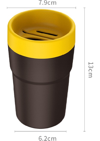 Çok Fonksiyonlu Araba Depolama Kovası Araba Çöp Tenekesi Bozuk Para Kutusu Doku Kutusu Kart Yerleştirici Araba Iç Aksesuarları (Yurt Dışından)