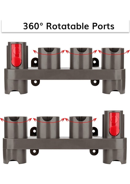 Asılı Asılı Vakum Makine Aksesuarı V11 Depolama Smedy V7 Fırça Turbus Raf V8 Aksesuar Tutucu (Yurt Dışından)