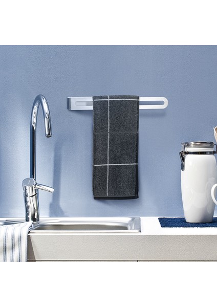 El Havlusu Tutucu, Güçlü Kendinden Yapışkanlı El Havlusu Halkası, Kalınlaşmak Paslanmaz Çelik El Havlusu Bar/raf Gümüş (Yurt Dışından) fırsatları