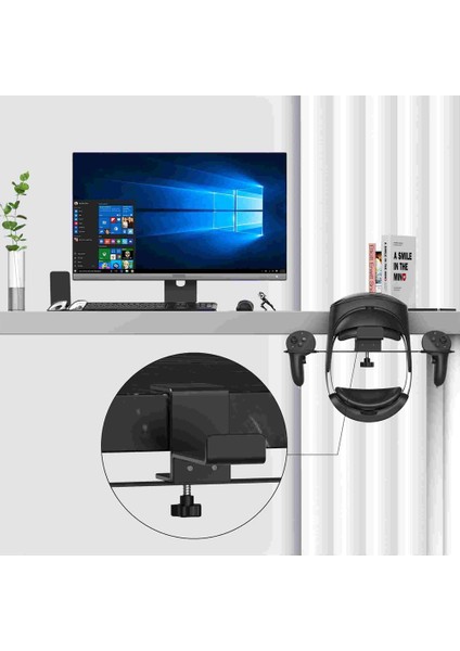 Quest2 Pro Için Masa Kenarı Alüminyum Alaşımlı Braket Quest2 Pro Hepsi Bir Arada Vr Depolama Askıları (Yurt Dışından)