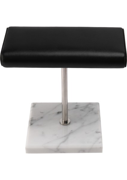 Beyaz Mermer Taban Saat Standı Gümüş Metal Çubuk Kemer Ekran Sahne Bilezik Ekran Standı Takı Uzatmak Yerleştirme Standı (Yurt Dışından)