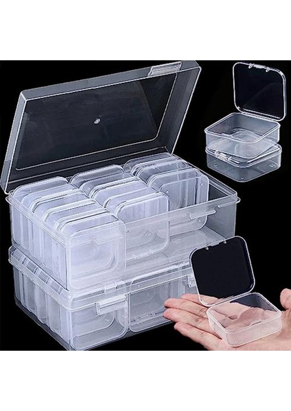 2 Paket Boncuk Organizatörler Kutusu Şeffaf Mini Plastik Boncuk Saklama Kapları Şeffaf Kapaklı Saklama Kutusu (Yurt Dışından) fiyatları