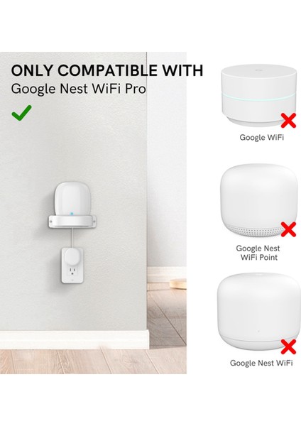 Wifi Pro Için Duvar Montaj Braketi Akıllı Hoparlör Duvar Depolama Braketi Tabanı, 2 Adet (Yurt Dışından)