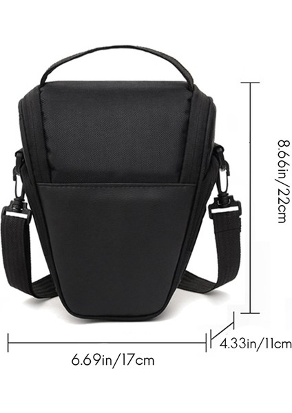 Kamera Çantası Üçgen Kamera Çantası Omuz Çantası Dslr Slr Kamera Için Dijital Kamera Çantası (Yurt Dışından)