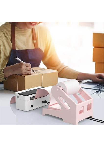 Etiket Tutucular Rulo ve Katlanır Için Termal Etiket Tutucular Nakliye Etiketi Tutucular Masaüstü Yazıcı Aksesuarları Sarf Malzemeleri A (Yurt Dışından) fırsatları