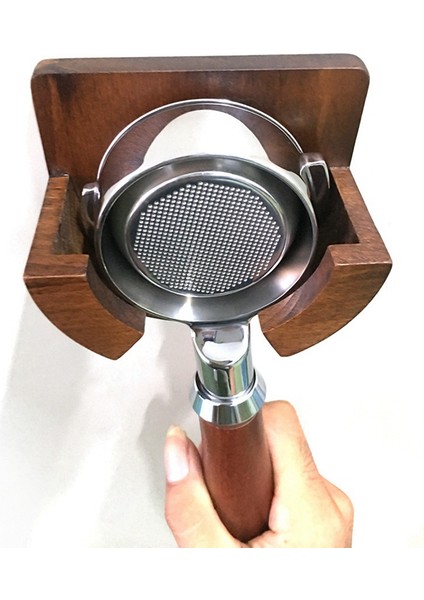 Kahve Portafilter 51 Mm-58 mm Duvar Rafı Ahşap Espresso Kahve Filtresi Tutucu Tokmaklar Duvara Monte Raf Kahve Araçları (Yurt Dışından)