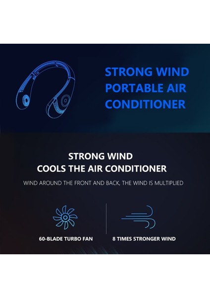 3 Ayarlanabilir Hız ile Mini Fan Açık Hava Sporları Koşu Spor Katlanabilir Bladeless Spor Soğutma Fanı Için Uygun (Yurt Dışından) fiyatları