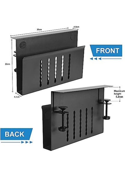 Masa Yanı Depolama, Asma Masa Depolama, Masa Altı Depolama, Dizüstü Bilgisayar Standı, Tablet Depolama, Çelikten Yapılmış, Yük Kapasitesi 3kg A (Yurt Dışından) modelleri
