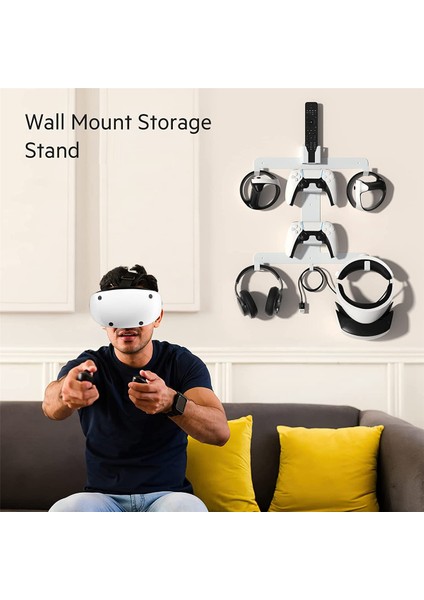 Ps Vr2 Kulaklık Için Duvara Montaj Depolama Braketi, Denetleyici Tutacağı ve Kulaklık Askısı ile Vr Kulaklık Montaj Braketi (Yurt Dışından) fiyatları