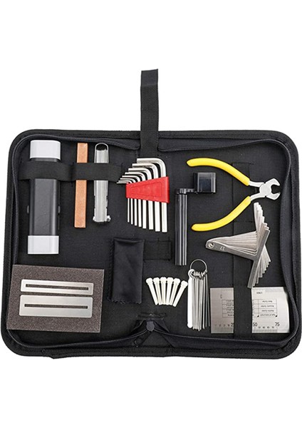 Akustik Gitar, Elektro Gitar, Ukulele, Kontrbas, Banjo Için 45 Parça Gitar Tamir ve Bakım Seti (Yurt Dışından)