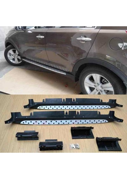 Kia Sportage Uyumlu Yan Basamak Marşbiyel Koruma 2010-2015 Arası Modeller