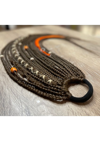 Rasta Mix Afrika Örgülü Toka 15 li - Koyu Kumral fiyatları