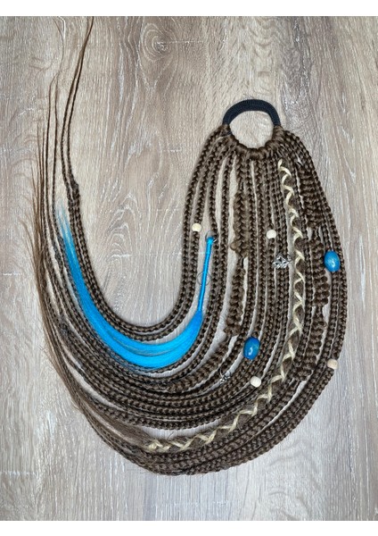 Rasta Mix Afrika Örgülü Toka 15 li - Koyu Kumral fırsatları