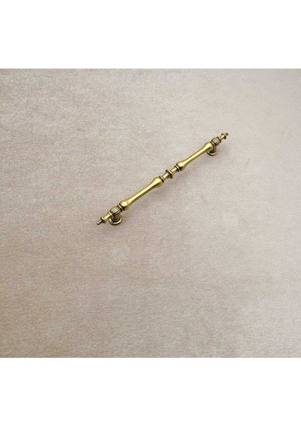 Vintage Antik Sarı Mobilya Dolap Tv Ünitesi Vestiyer Mutfak Dolap Çekmece Kulp 9,6 mm 3 Adet