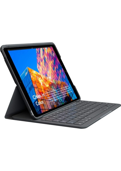 Slim Folio iPad Air 3.nesil Için Klavyeli Kılıf (Nordic,q)