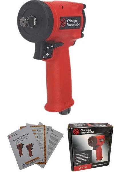 Chicago Pneumatic CP7732 Havalı Somun Sıkma Sökme Makinesi -C7732 Impact Wrenches 1/2