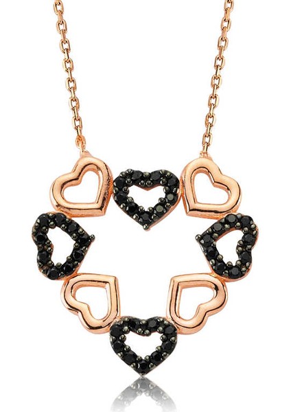 Gümüş Kalpli Aşk Bayan Kolye