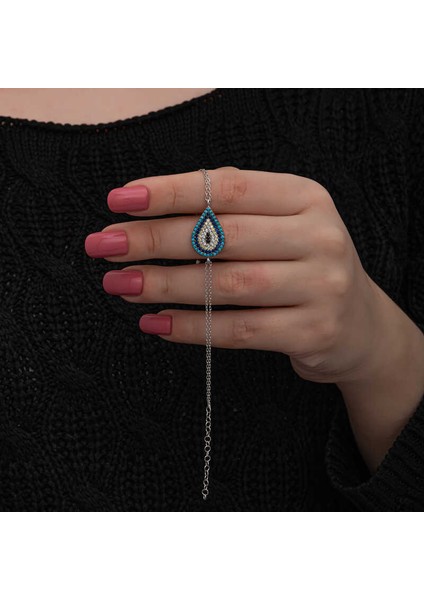 Gümüş Damla Nazar Kadın Bileklik fiyatları