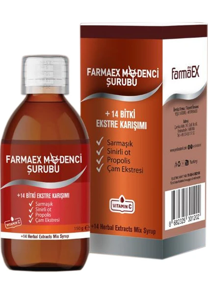 My Farmaex Madenci Şurubu 150 G