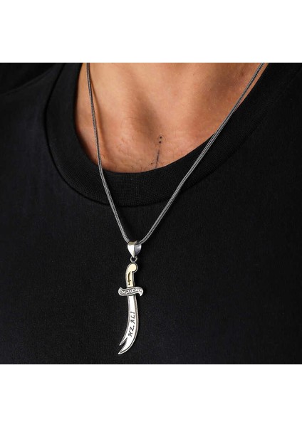 Gümüş Hz. Ali Zülfikar Kılıcı Kolye fiyatları
