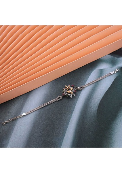 Gümüş Çiçek Otantik Kadın Bileklik fiyatları