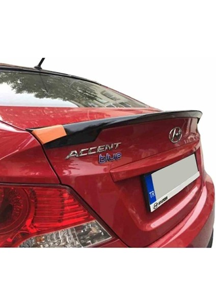 Hyundai Accent Blue Spoiler 2011-2018 Arası Pianoblack Boyalı