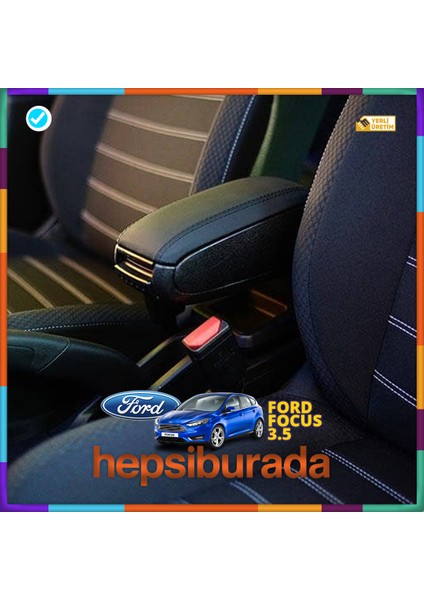 Ford Focus 3.5 Orjinal Oto Kolçak Siyah Deri