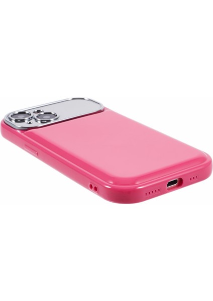 iPhone 15 Plus Tpu Elektrokaplatma Lens Çerçeveli Telefon Kılıfı (Yurt Dışından)