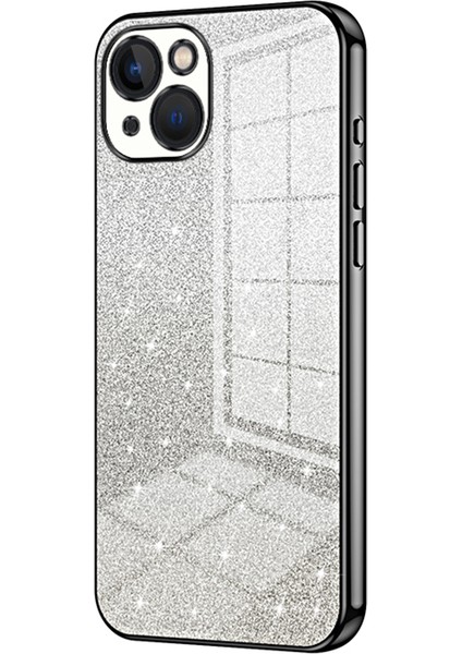 iPhone 13 Cep u Gradyan Pırıltılı Kesin Kesim Tpu Koruyucu Kapak Telefon Kılıfı (Yurt Dışından)