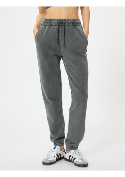 Crop Fitilli Atlet Bisiklet Yaka Standart Kesim