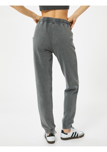 Crop Fitilli Atlet Bisiklet Yaka Standart Kesim