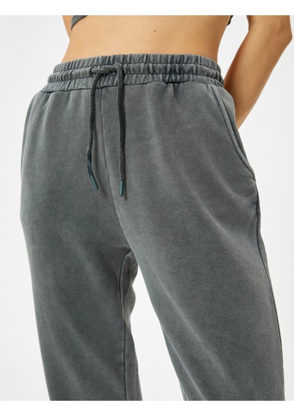 Crop Fitilli Atlet Bisiklet Yaka Standart Kesim